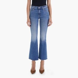 Mother The Weekender Love Bombs flare jeans size 25
